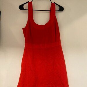Maeve Bright Red Sleeveless Mini Dress